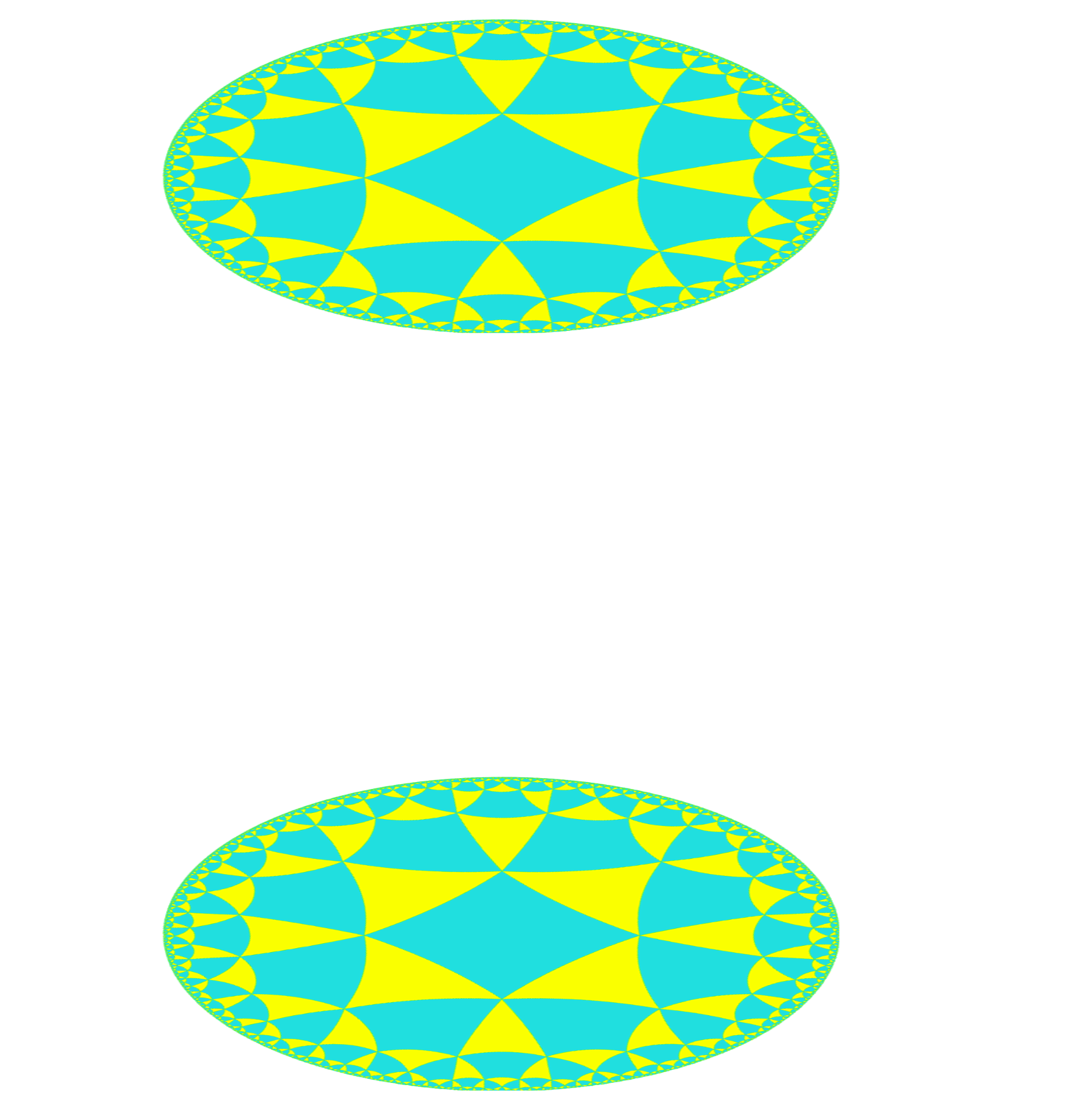 Schematic of AdS/CFT correspondence, showing AdS bulk spacetime with a conformal field theory living on its boundary cylinder